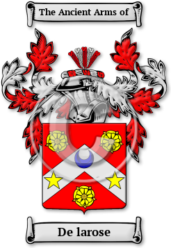 De larose Family Crest Download (jpg) Legacy Series - 150 DPI